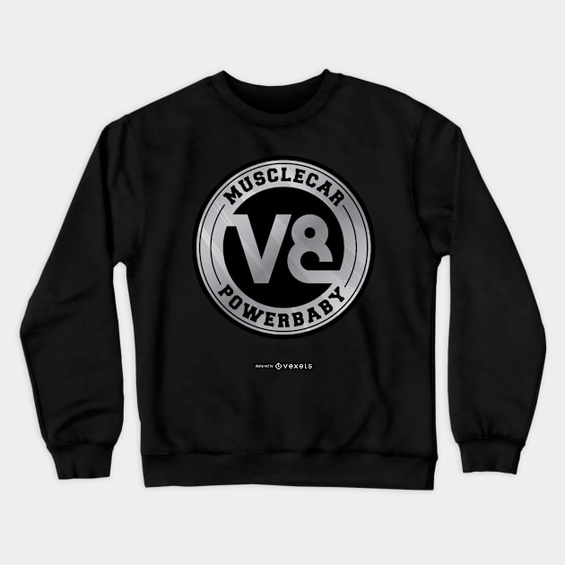 Musclecar V8 Engine Crewneck Sweatshirt by Bestseller